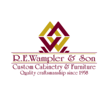 R.E. Wampler & Son Custom Cabinetry & Furniture Logo