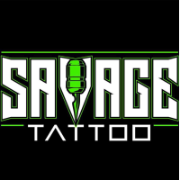 Savage Tattoo Shop Logo