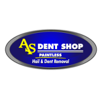 A.S. Dent Shop Paintless Hail & Dent Removal Logo