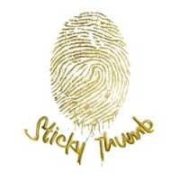 Sticky Thumb Weed Delivery Logo