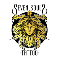 7 Souls Tattoo and Body Piercing Studio Logo