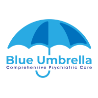 Blue Umbrella Psychiatry Logo