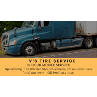 V's Tire Service Logo