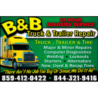 B&B 24 Hour Semi Truck & Trailer Repair LLC Logo