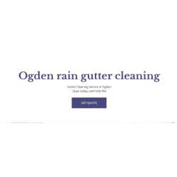 Ogden rain gutter cleaning