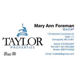 Mary Ann Foreman-Taylor Properties