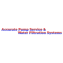 Accurate Water Filtration & Pump Service