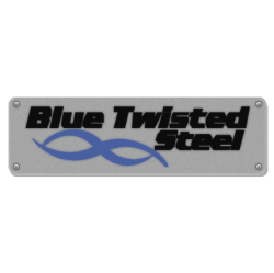 Blue Twisted Steel