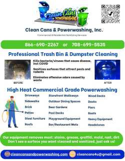 Clean Cans & Powerwashing, Inc