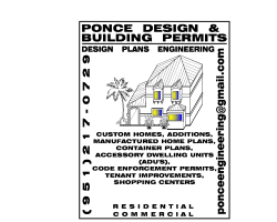 Ponce Design Building Permits