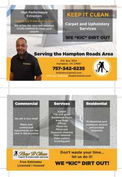 Keep It Clean Carpet & Upholstery Services