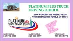 Platinum Truck Driving School