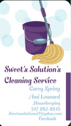 Sweet Solutions Cleaning Service LLC