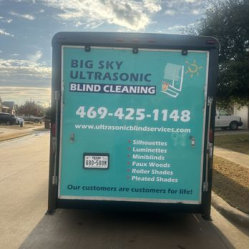 Big Sky Ultrasonic Blind Cleaning