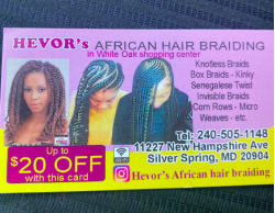 Hevor’s African Hair Braiding