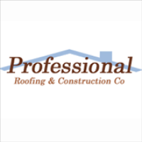 Professional Roofing  Co Logo