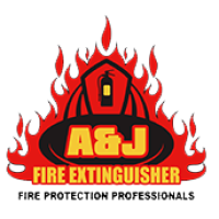 A&J Fire Extinguisher Logo