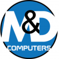 M & D Computers Logo
