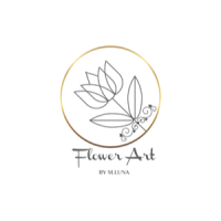 Flower Art by M. Luna Logo
