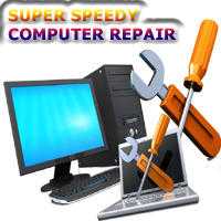 Super Speedy Computer Repair Logo