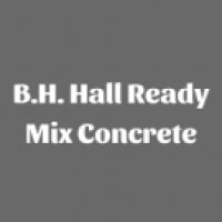 B.H. Hall Ready Mix Concrete Logo
