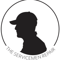 The Servicemen Repair Service Logo