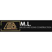 M.L. Miller and Sons Construction Logo