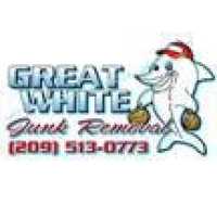 Great White Junk Removal Logo