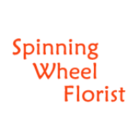 Spinning Wheel Florist Logo