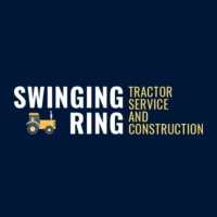 Swinging Ring Tractor Service and Construction Logo
