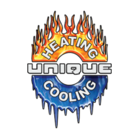 Unique Heating and Cooling Logo