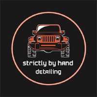 STRICTLY BY HAND DETAILING Logo