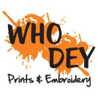 Who Dey Prints & Embroidery Logo