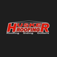 Husker Roofing Siding & Gutter Logo