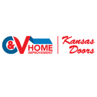 C & V Kansas Doors Logo