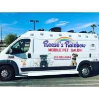 Reese's Rainbow Mobile Pet Salon Logo