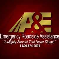 A&E 24 Hr Emergency Roadside Assistance Logo