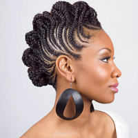 Mama's African Hair Braiding Logo