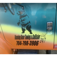 Running Bear Towing And Collision Logo