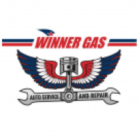 Winner Gas Auto Service & Repair Logo