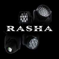 Rasha Professional: Manufacturer of Stage Lighting, DJ Lights, and LED Walls Logo