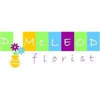 D. Mcleod, Inc., Florist Logo
