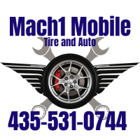 Mach1 Mobile Tire and Auto Logo