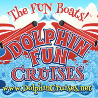 The Fun Boats Dolphin Cruises Logo