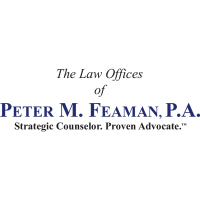 The Law Offices of Peter M. Feaman, P.A. Logo