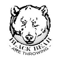 Black Bear Axe Throwing Logo