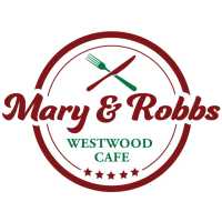 Mary and Robb's Westwood Cafe an American diner Logo