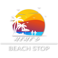 Meme's Beach Stop Logo