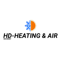HD-Heating & Air Conditioning Logo