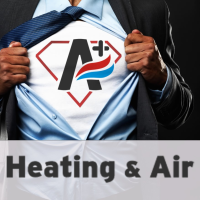 A Plus Heating and Air Logo